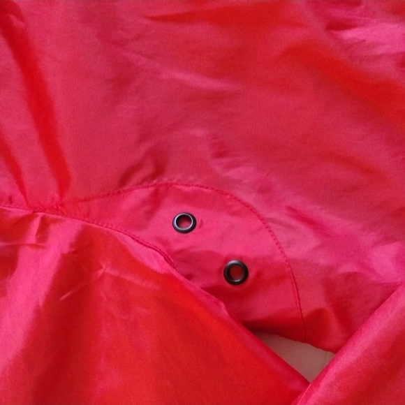 Southpole Windbreaker Men M Hoodie Red Black Zipped Pockets Colorblock Junior - Picture 2 of 7